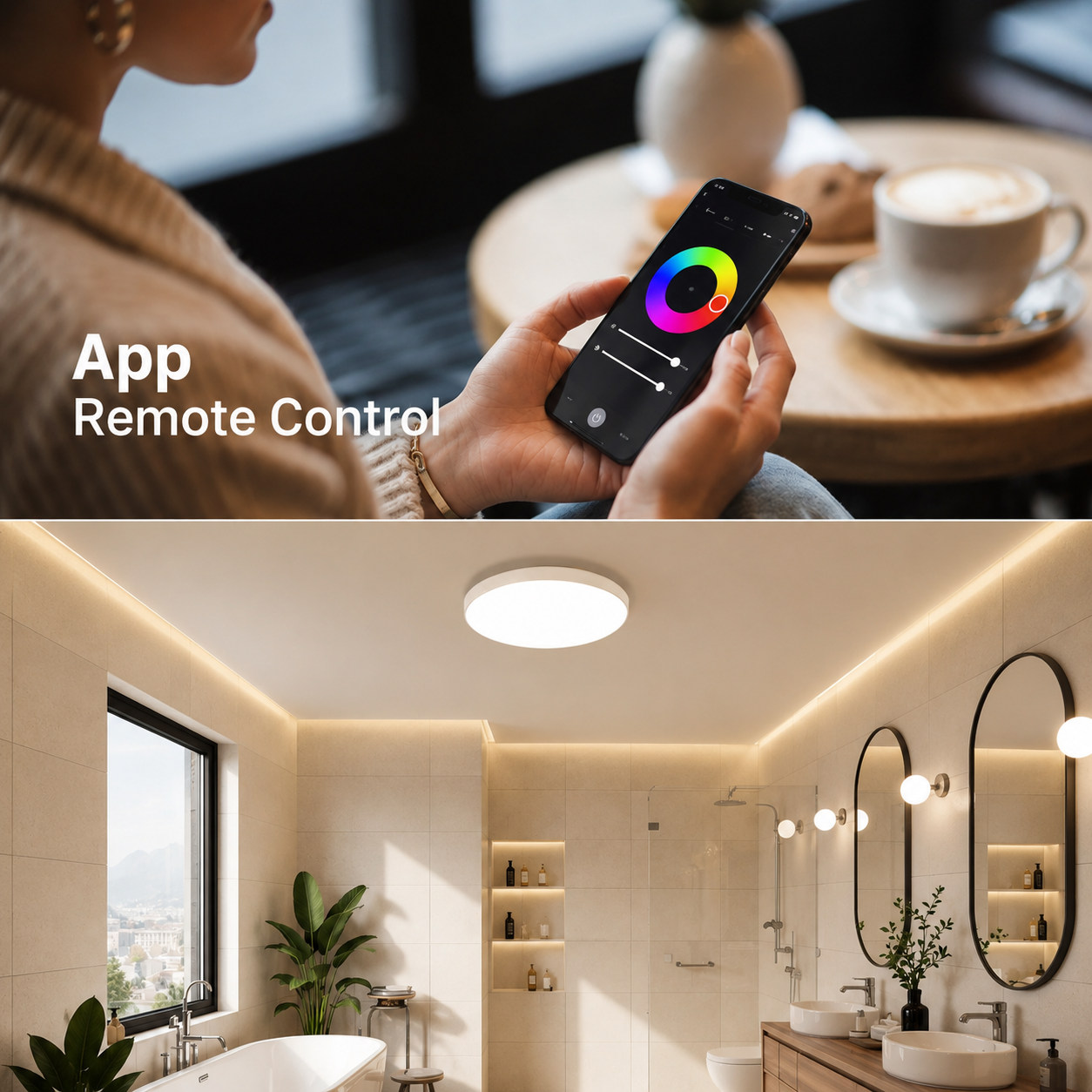 Generic app remote control for smart LED ceiling light