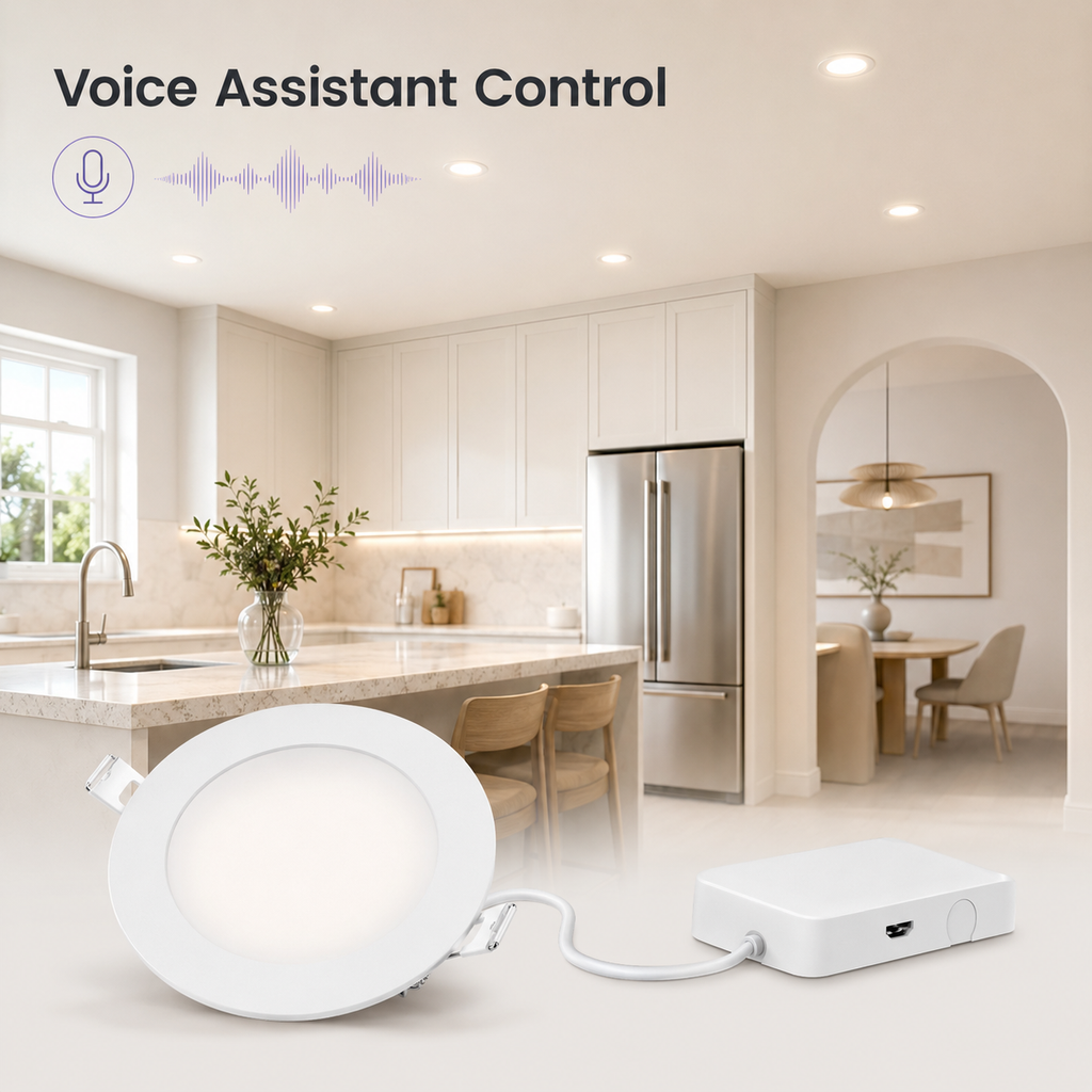 Generic voice assistant control scene for NeoLight Zigbee RGB CCT downlight