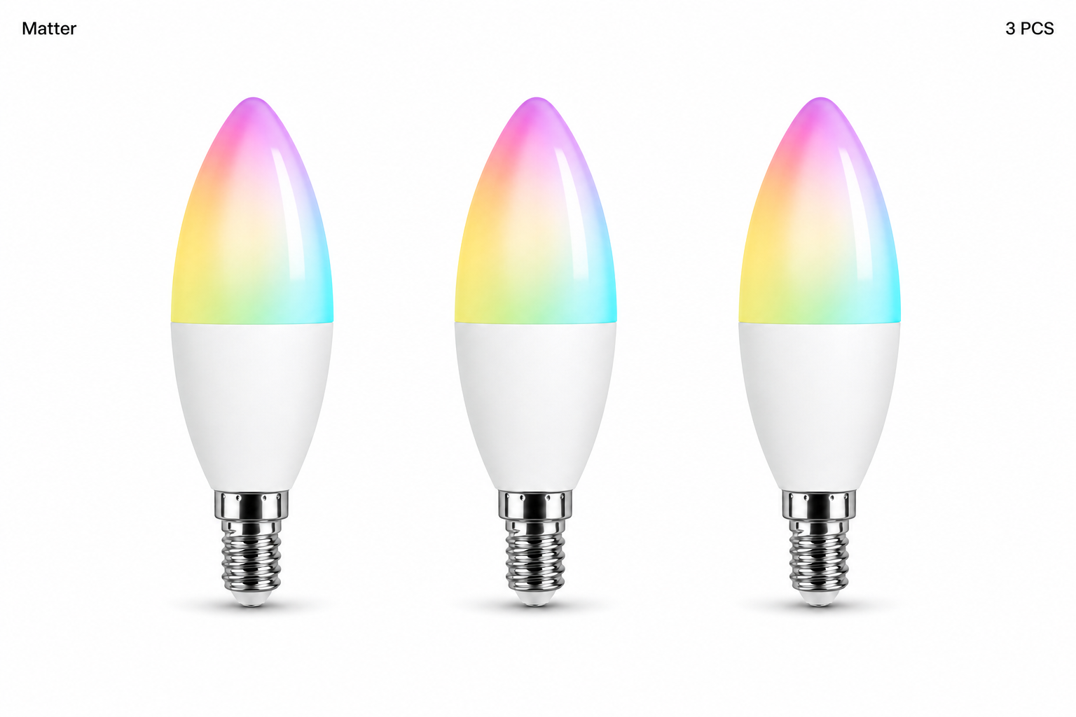 NéoLight E14 Matter Comfort candle bulbs 3 PCS