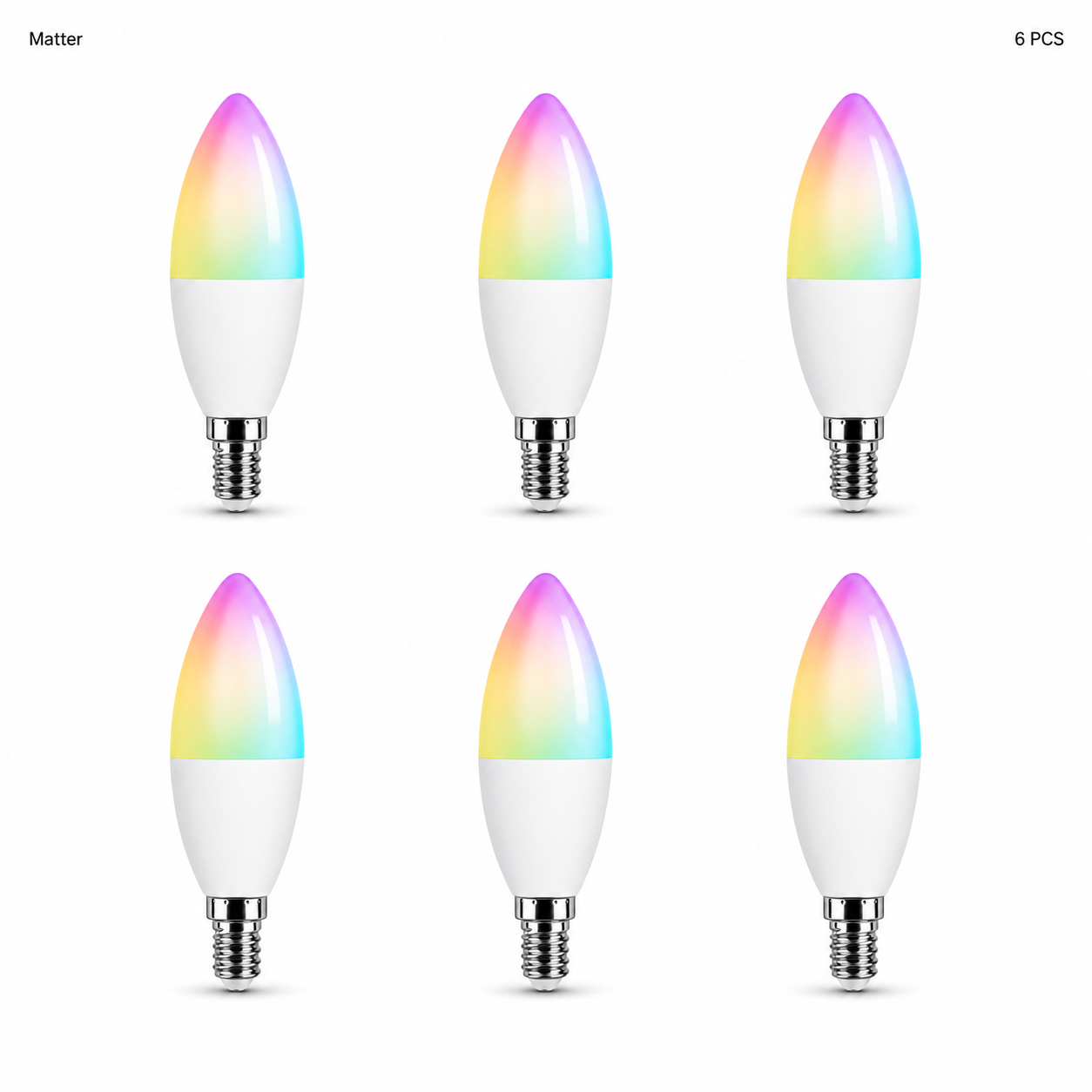 NéoLight E14 Matter Comfort candle bulbs 6 PCS