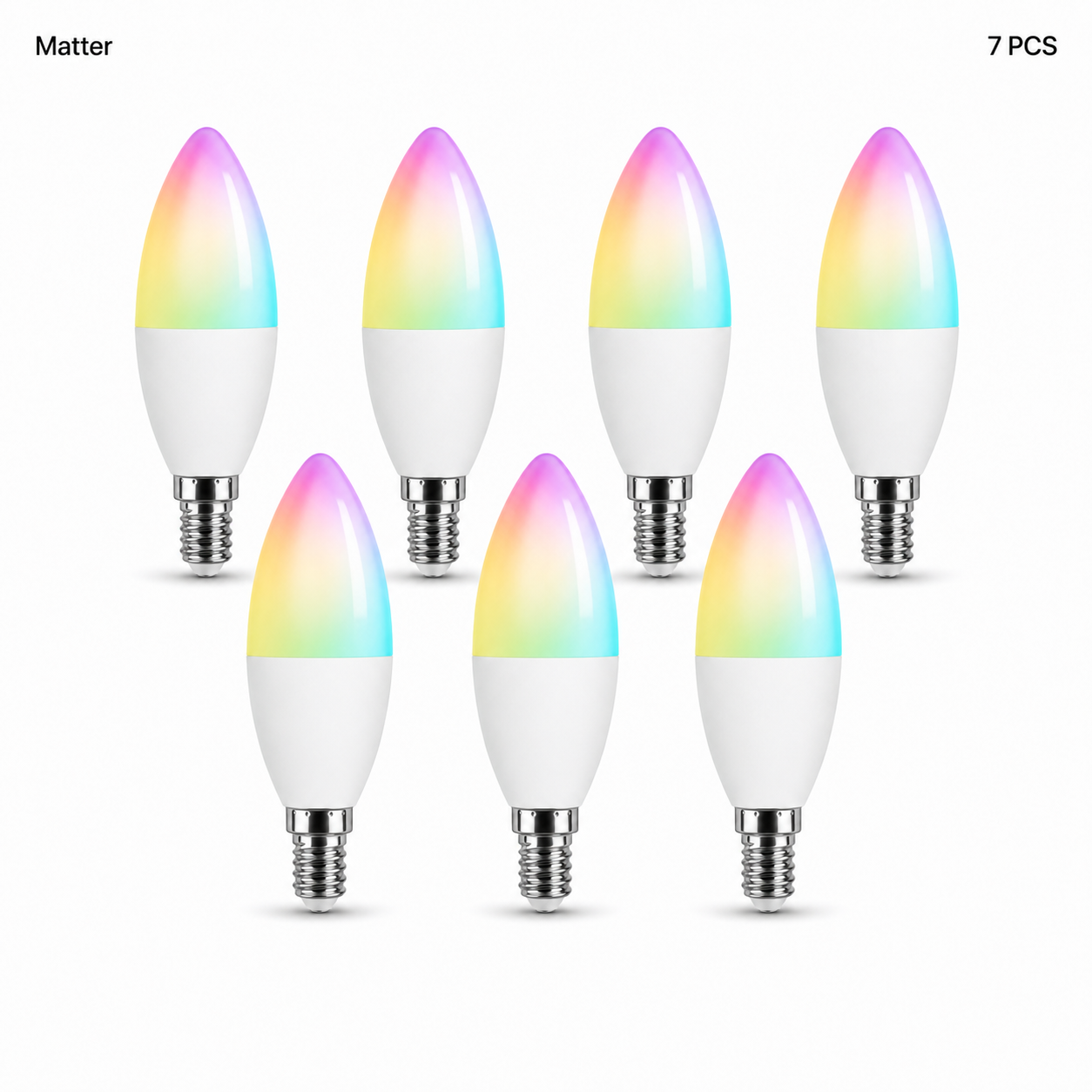 NéoLight E14 Matter Comfort candle bulbs 7 PCS
