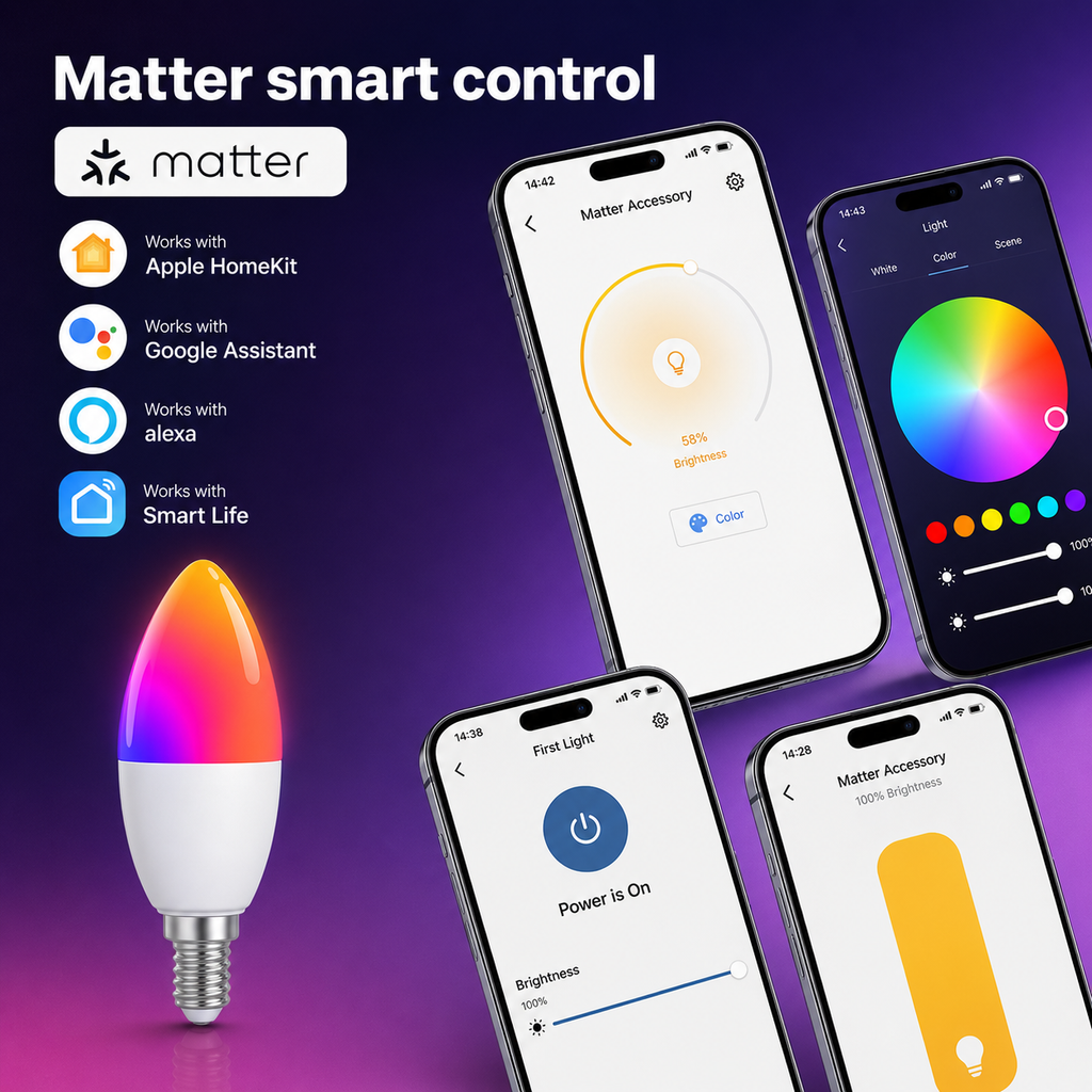 NéoLight E14 Matter Comfort Matter smart control feature image