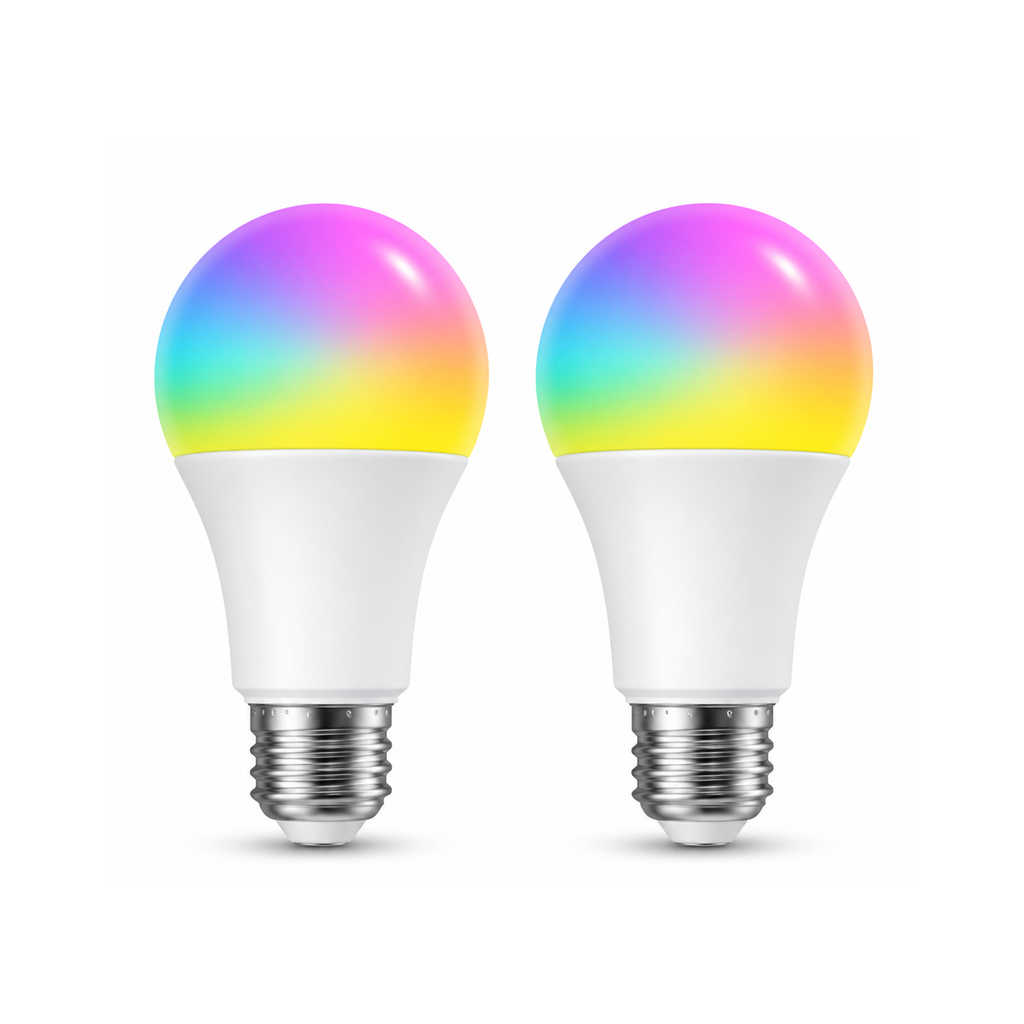 Lot de 2 ampoules LED Wi-Fi RGB+CCT 14W NéoLight E27 Comfort
