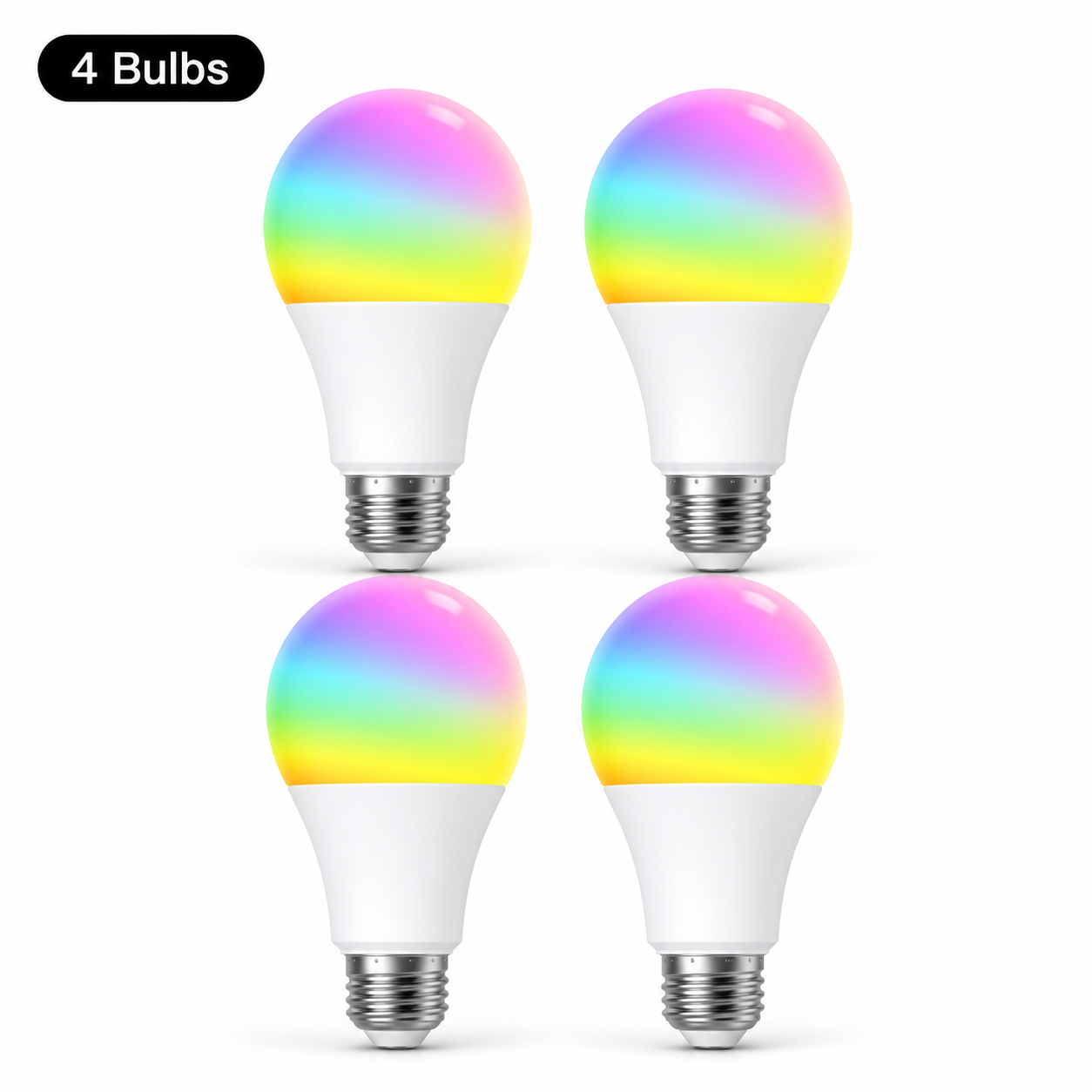 Four bulb pack variant for E27 smart bulb
