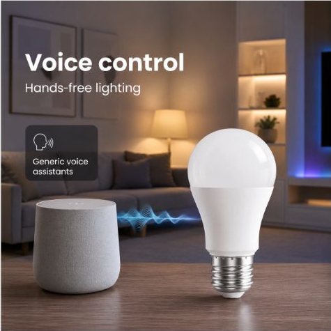 Generic voice control scene for E27 ZigBee smart bulb