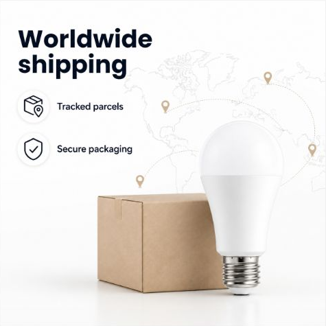 Generic worldwide shipping information for E27 smart bulb