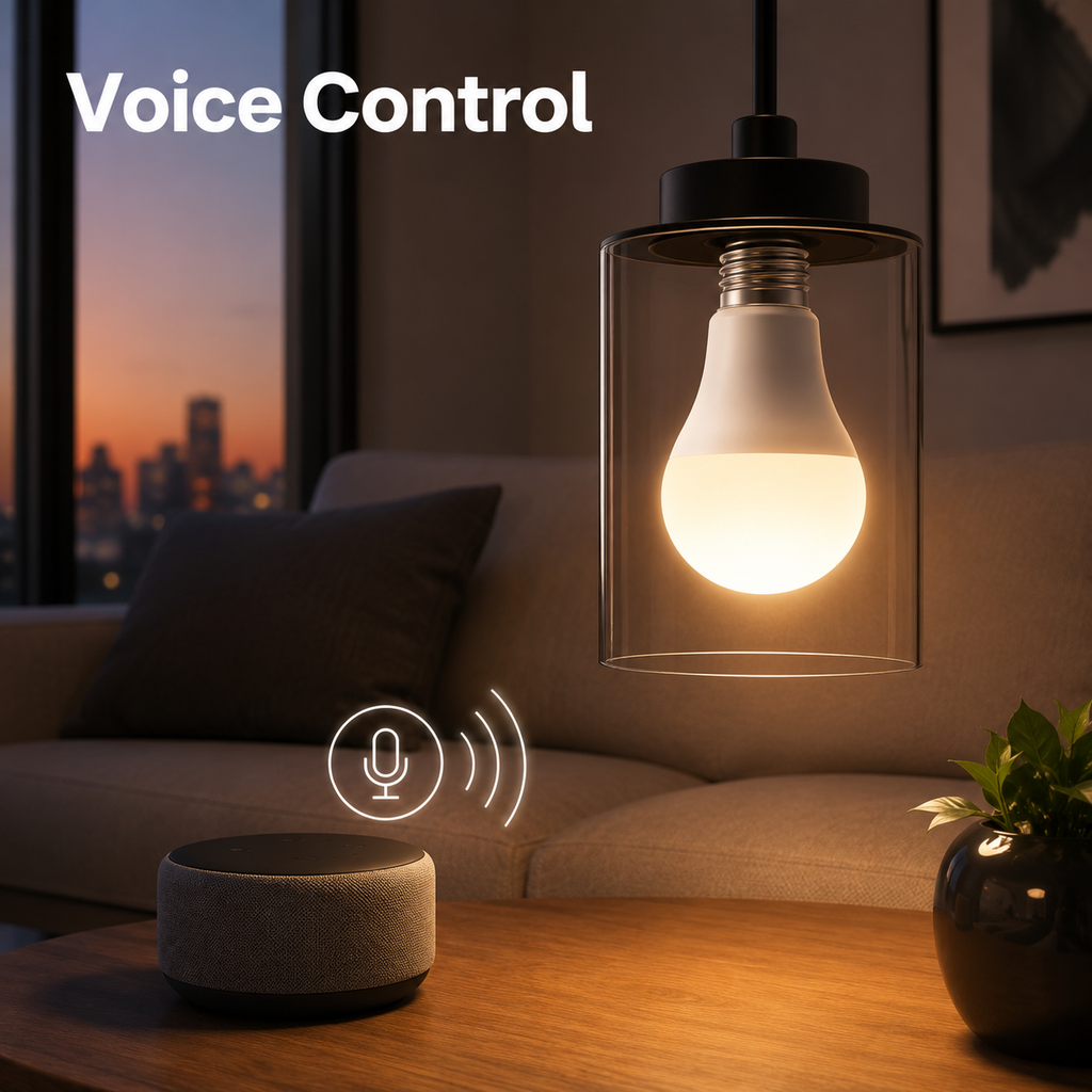 Generic voice control scene for E27 smart bulb