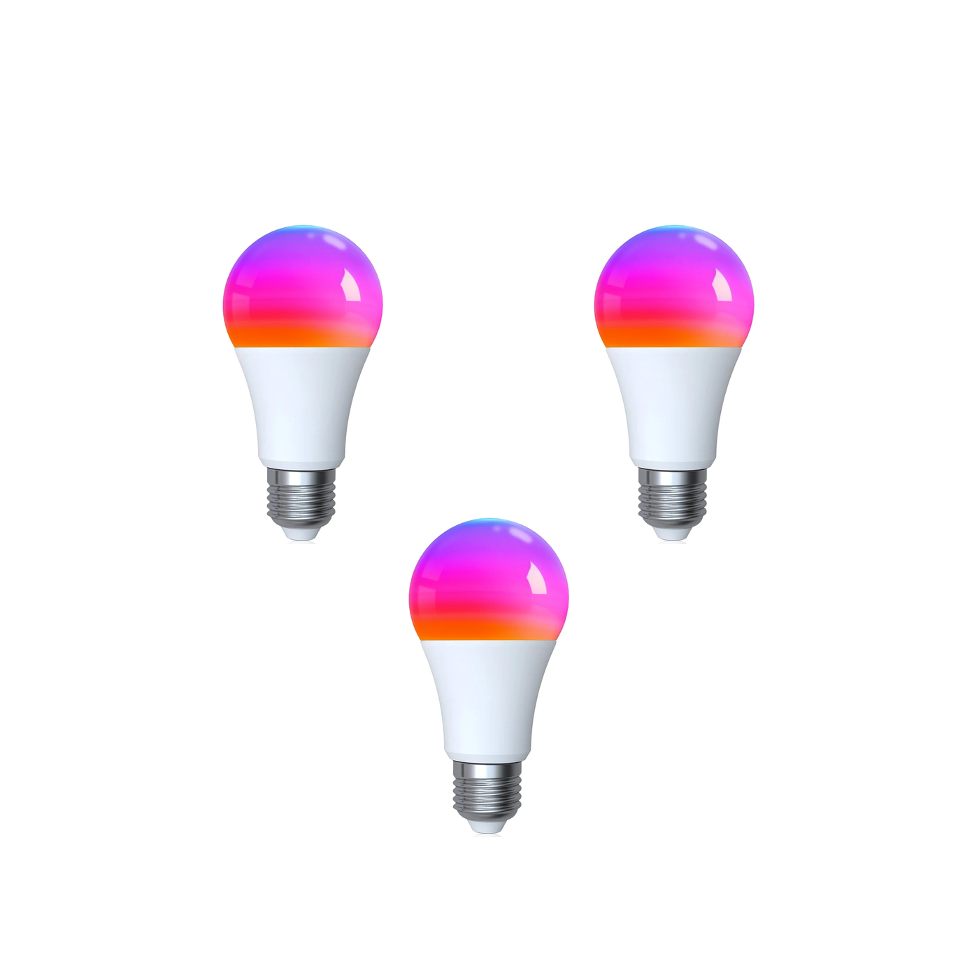 Ampoules LED NeoLight E27 Matter Comfort Wi-Fi Matter RGB 9W lot de 3