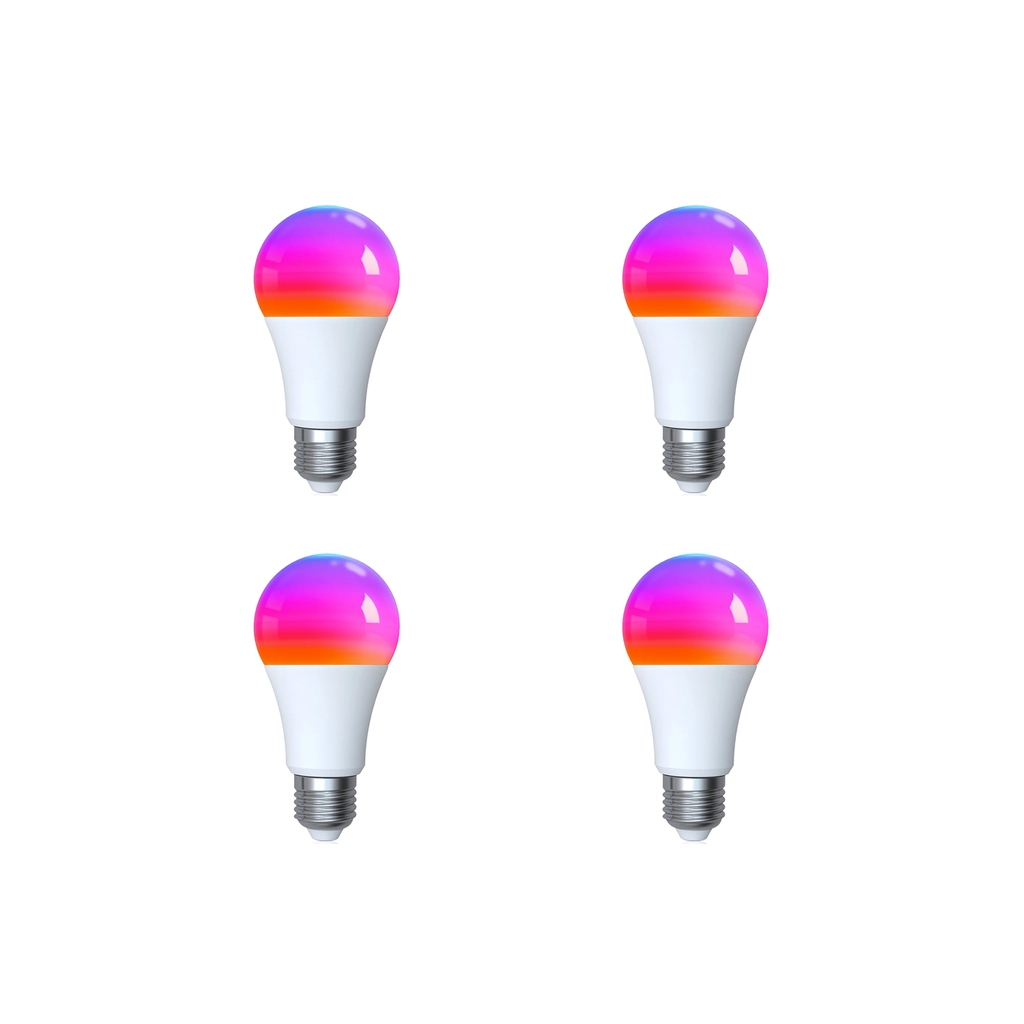 Ampoules LED NeoLight E27 Matter Comfort Wi-Fi Matter RGB 9W lot de 4