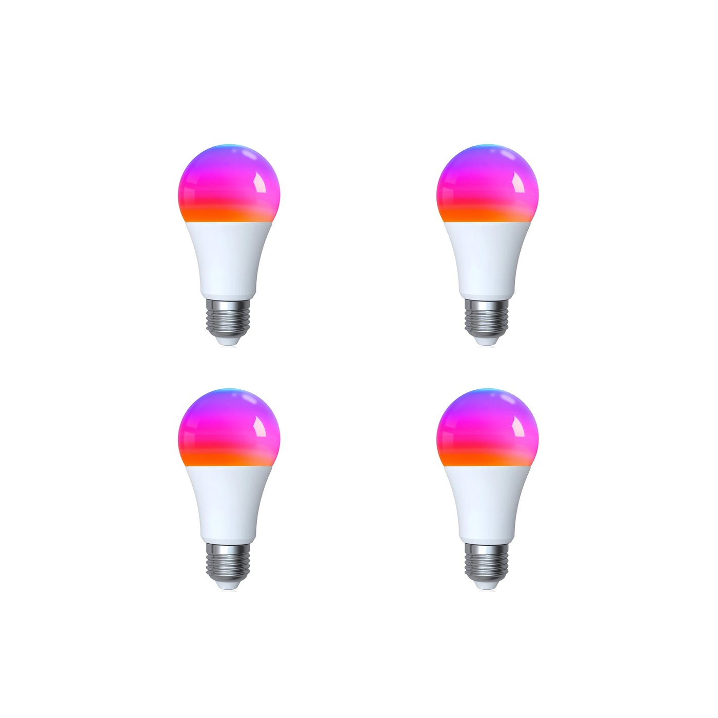 Ampoules LED NeoLight E27 Matter Comfort Wi-Fi Matter RGB 9W lot de 4