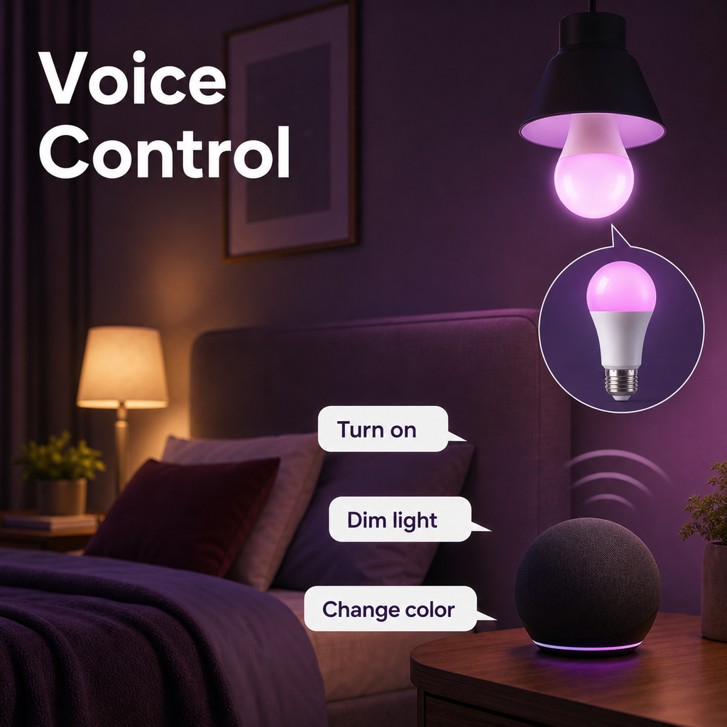 Generic voice scene for smart E27 bulb
