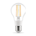 Lot de 1 ampoule LED E27 Wi-Fi filament sur fond blanc
