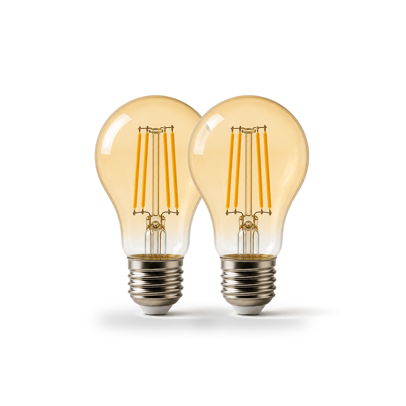 NeoLight Filament E27 Wi-Fi Comfort lot de 2 ampoules sur fond blanc