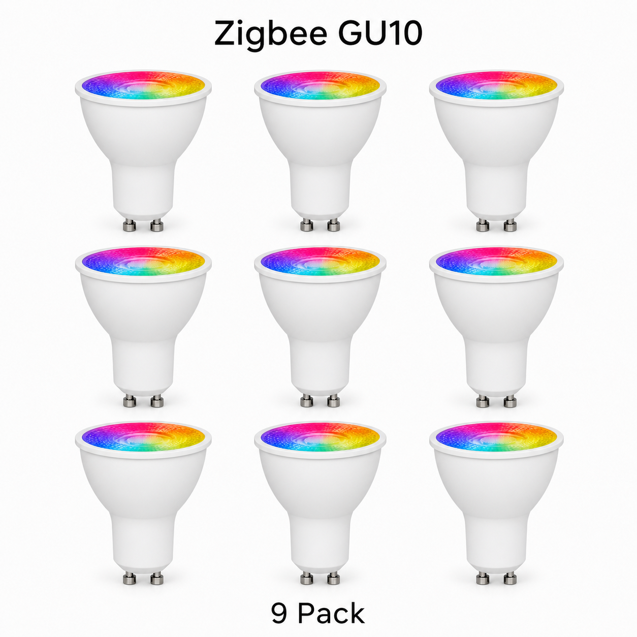 NéoLight GU10 Comfort Zigbee 9 Pack studio product image