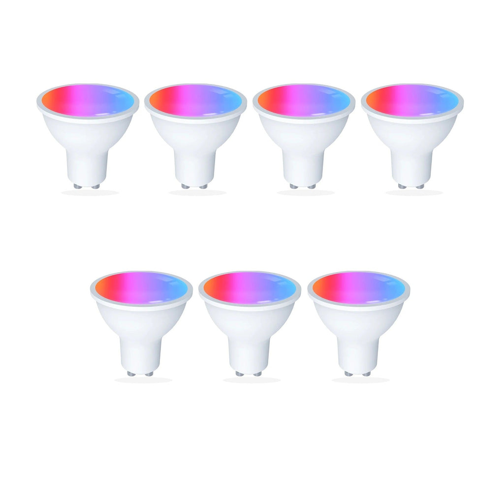 Ampoules GU10 Wi-Fi Matter RGB+CCT NéoLight GU10 Matter Comfort lot de 7