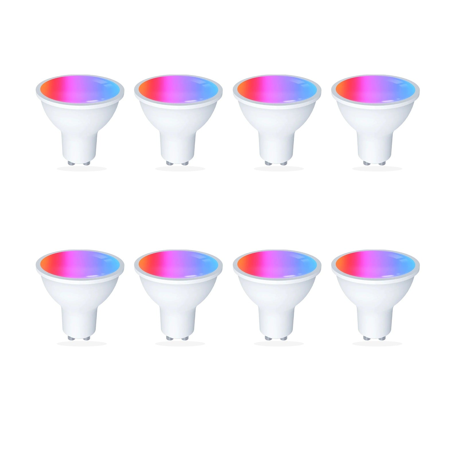 Ampoules GU10 Wi-Fi Matter RGB+CCT NéoLight GU10 Matter Comfort lot de 8