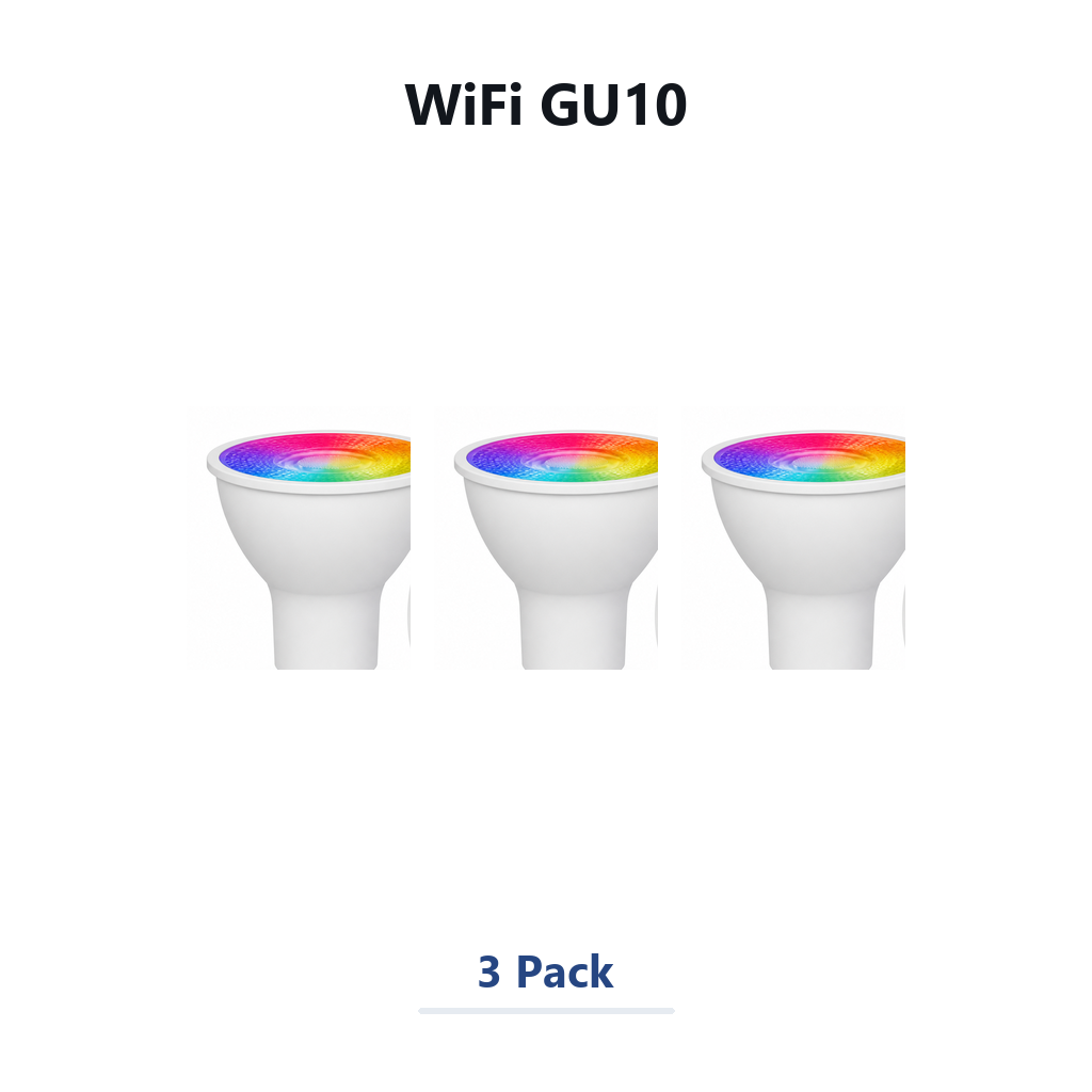 NéoLight GU10 WiFi 3 Pack studio product image