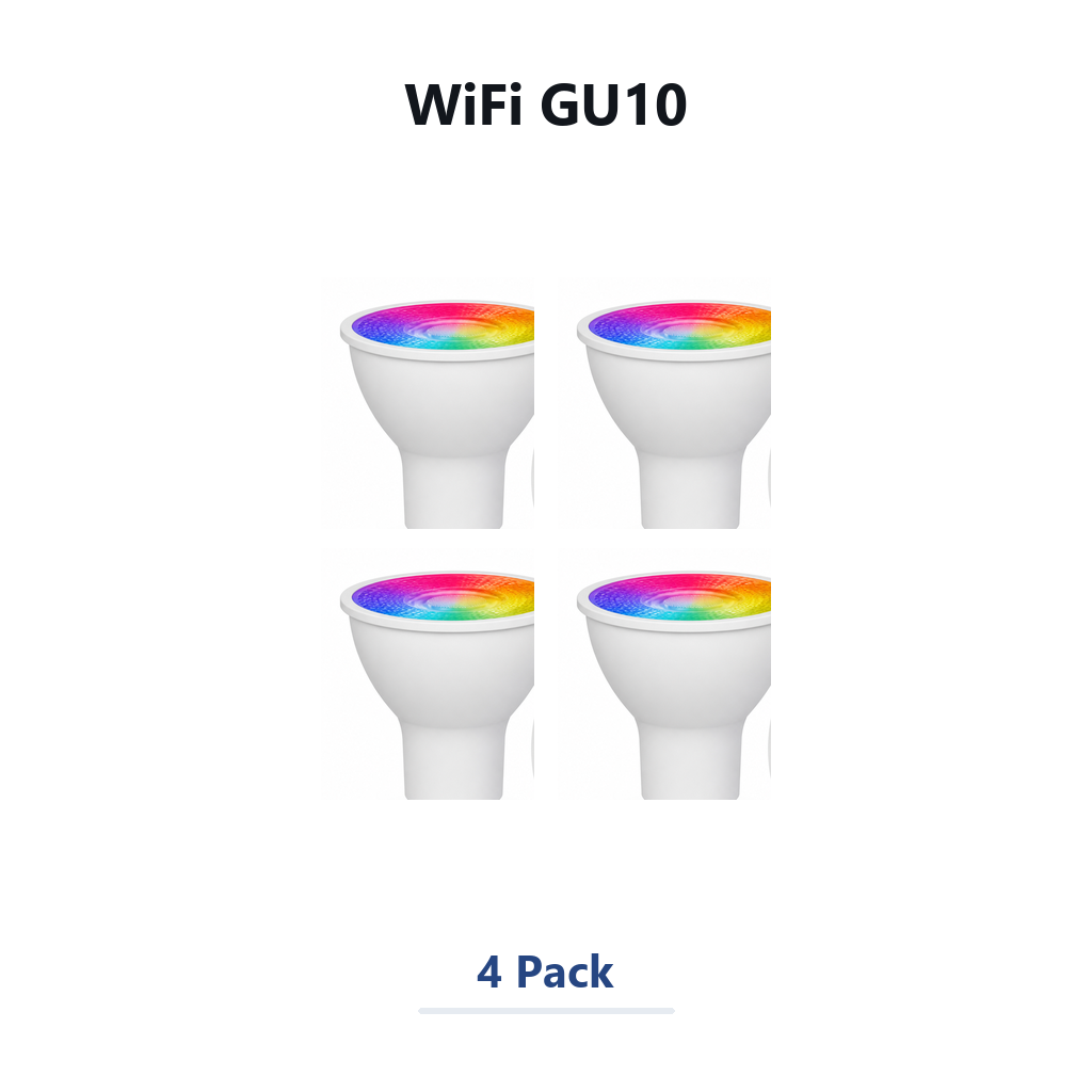 NéoLight GU10 WiFi 4 Pack studio product image
