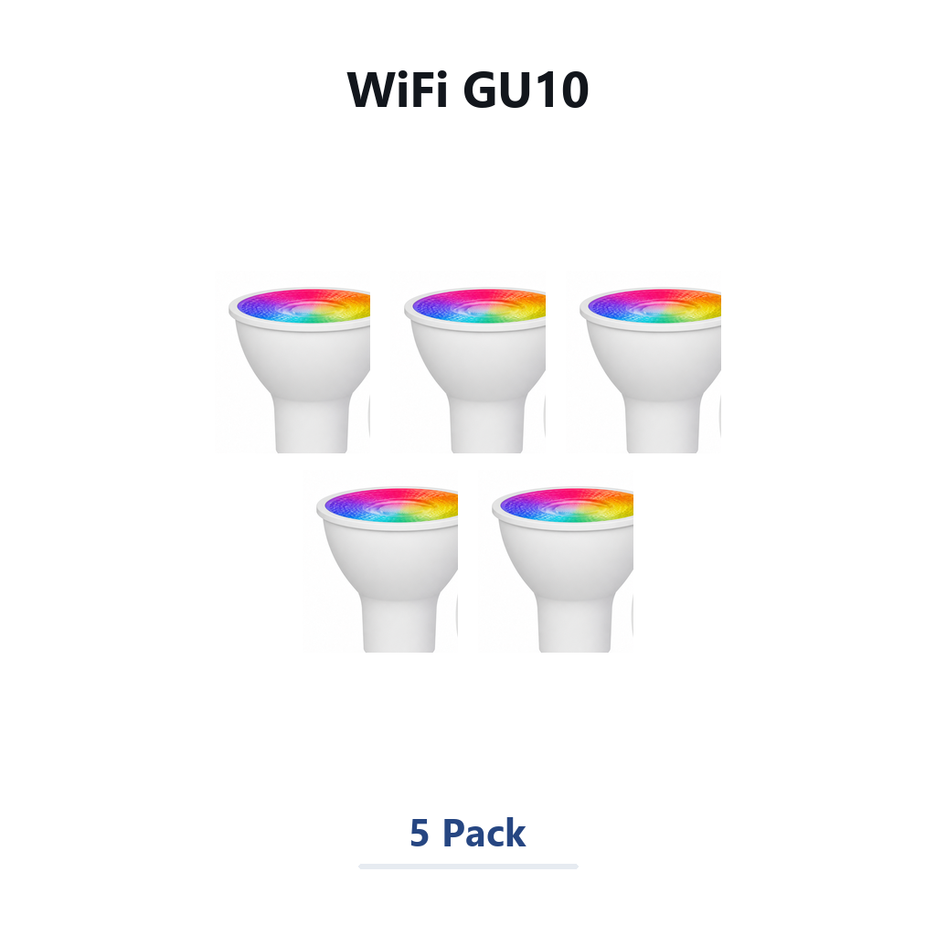 NéoLight GU10 WiFi 5 Pack studio product image