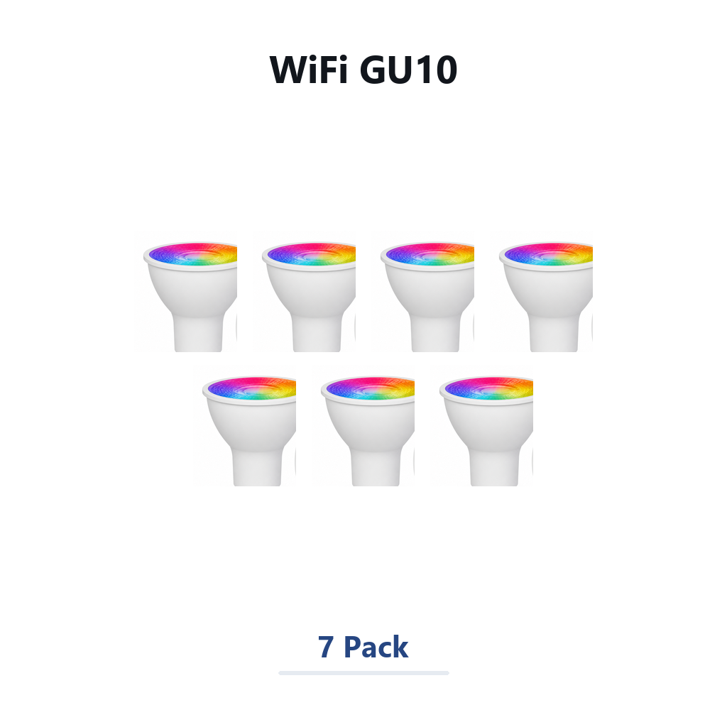 NéoLight GU10 WiFi 7 Pack studio product image