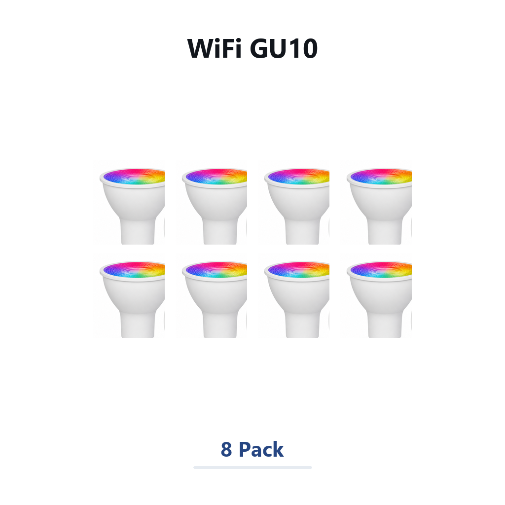 NéoLight GU10 WiFi 8 Pack studio product image