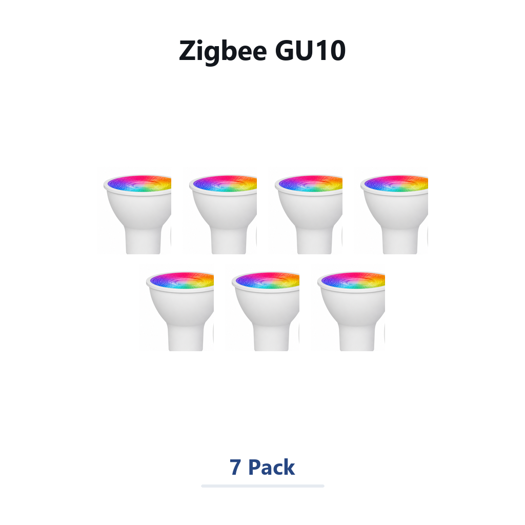 NéoLight GU10 Zigbee 7 Pack studio product image