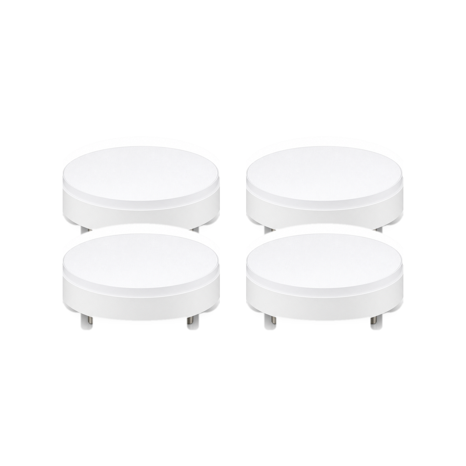 Ampoules LED GX53 ZigBee RGB NéoLight en lot de 4 sur fond blanc