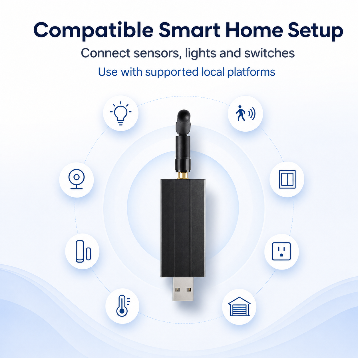Compatible smart home setup for Zigbee USB dongle