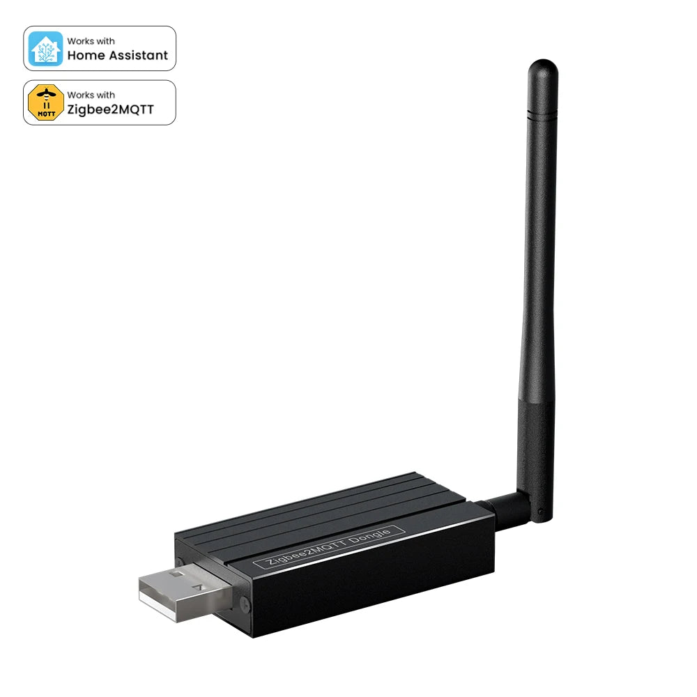 Dongle NéoLink USB Essential ZigBee 3.0 noir pour maison connectée.