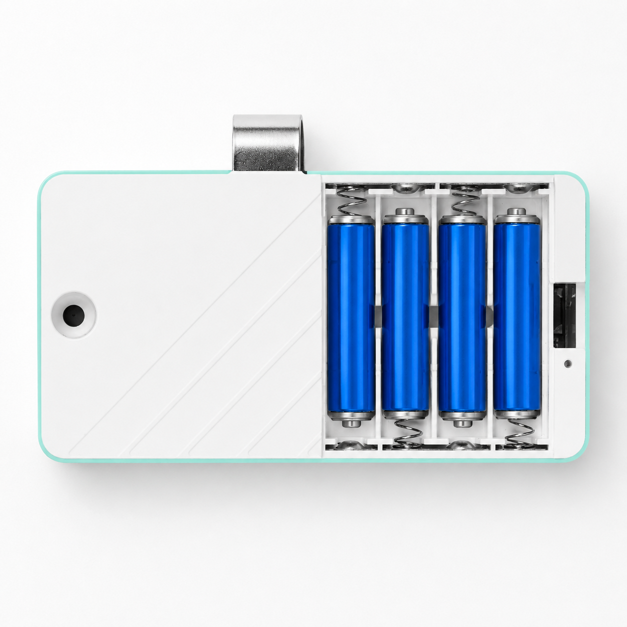 Battery compartment detail for Bluetooth cabinet lock