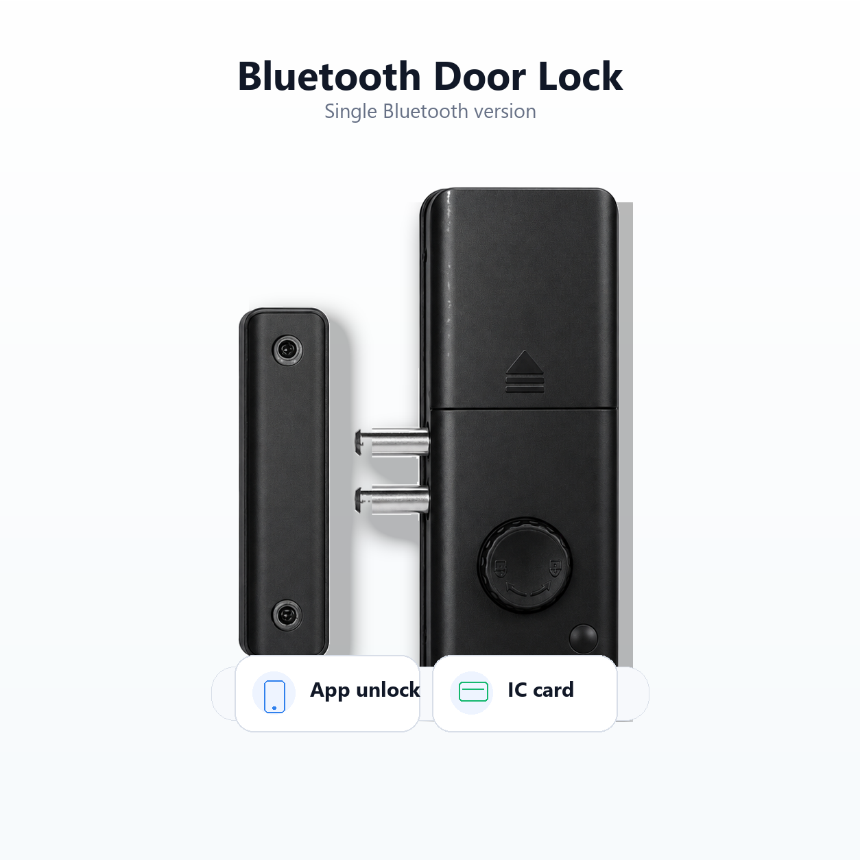 Bluetooth version packshot of concealed smart door lock