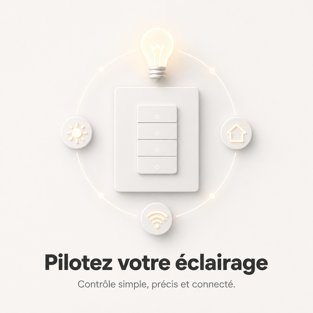 NéoMatter Comfort, visuel piloter votre éclairage pour un contrôle simple, précis et connecté.