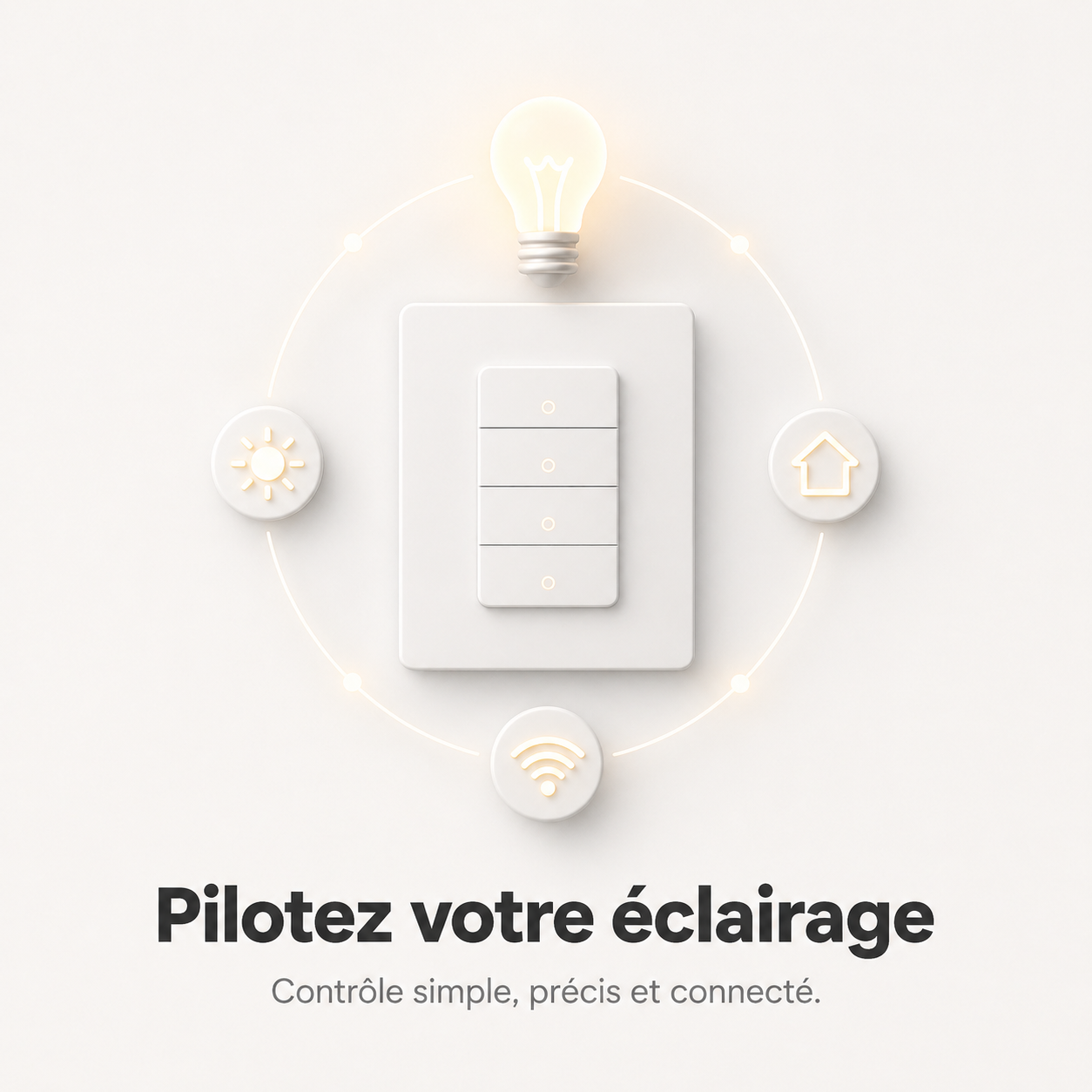 NéoMatter Comfort, visuel piloter votre éclairage pour un contrôle simple, précis et connecté.