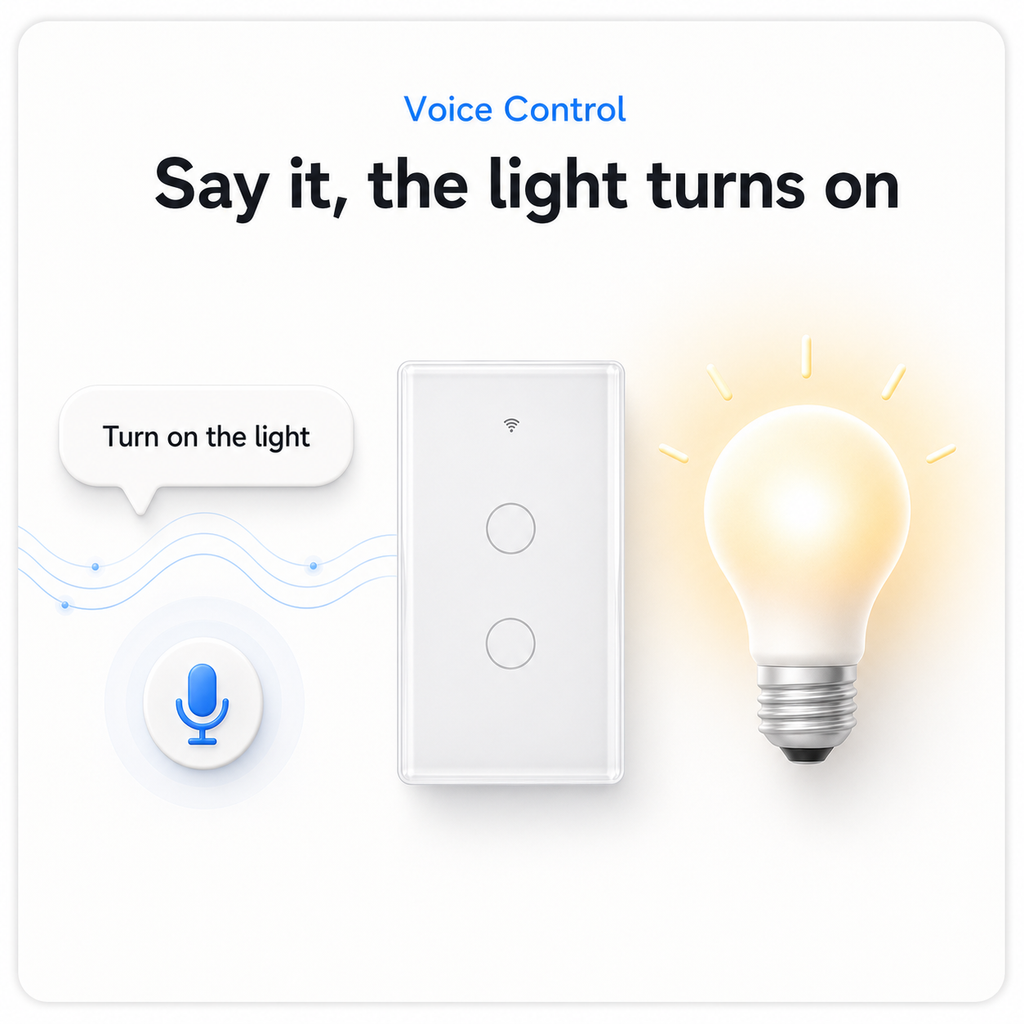 Generic voice control lighting feature for NéoMatter Glass Comfort