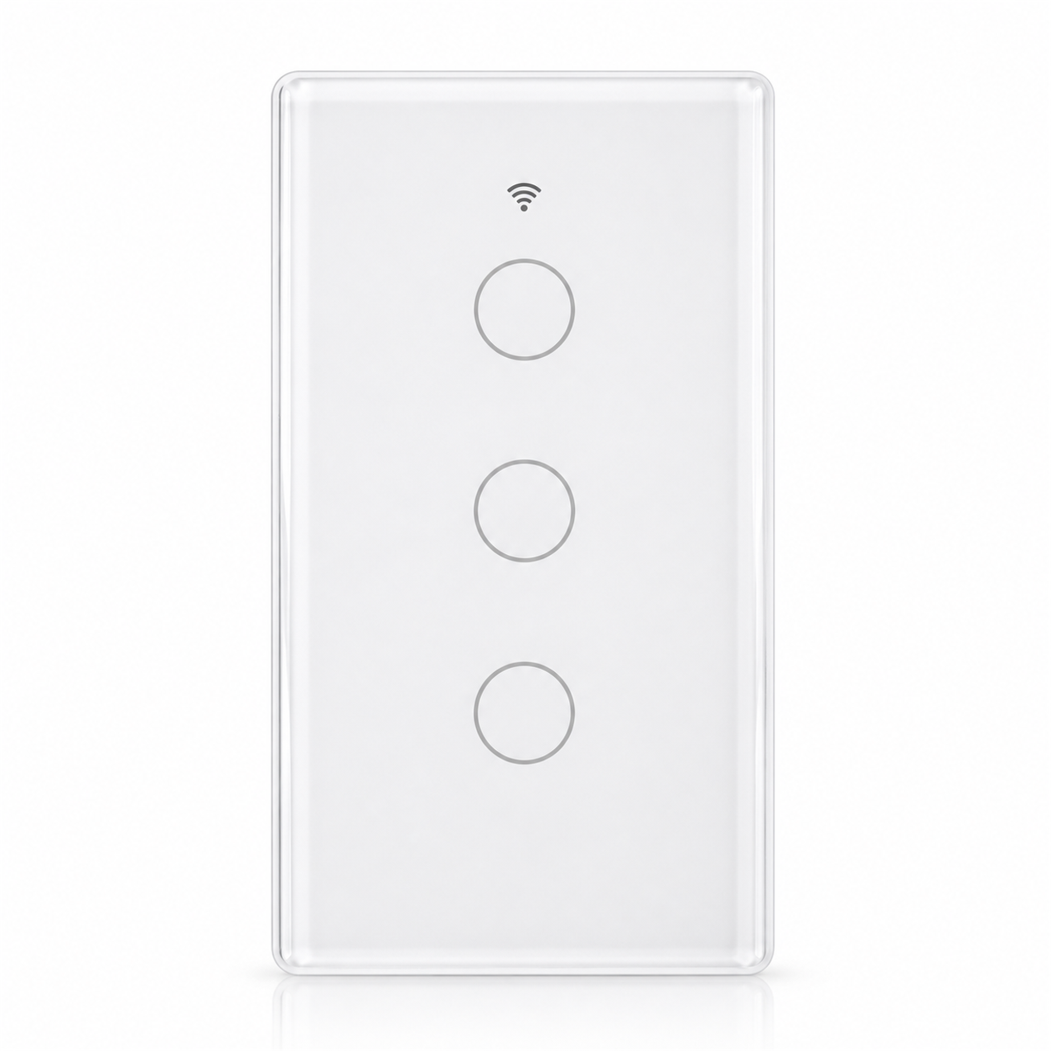 Interrupteur tactile NéoMatter Glass Comfort US blanc 3 canaux