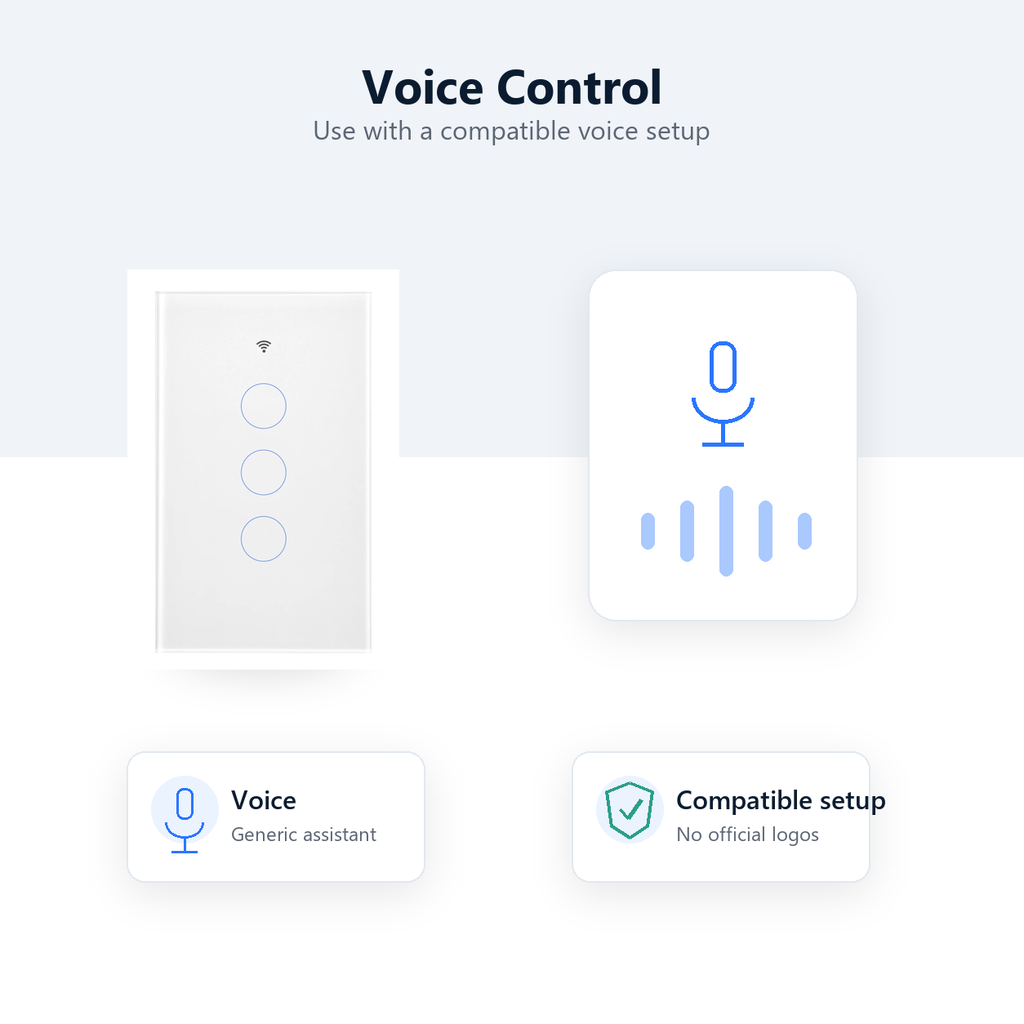 Generic voice control setup for NéoMatter Glass Comfort switch