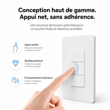 NéoMatter Push Comfort US, conception haut de gamme avec appui net, qualité premium et fonctionnement silencieux.