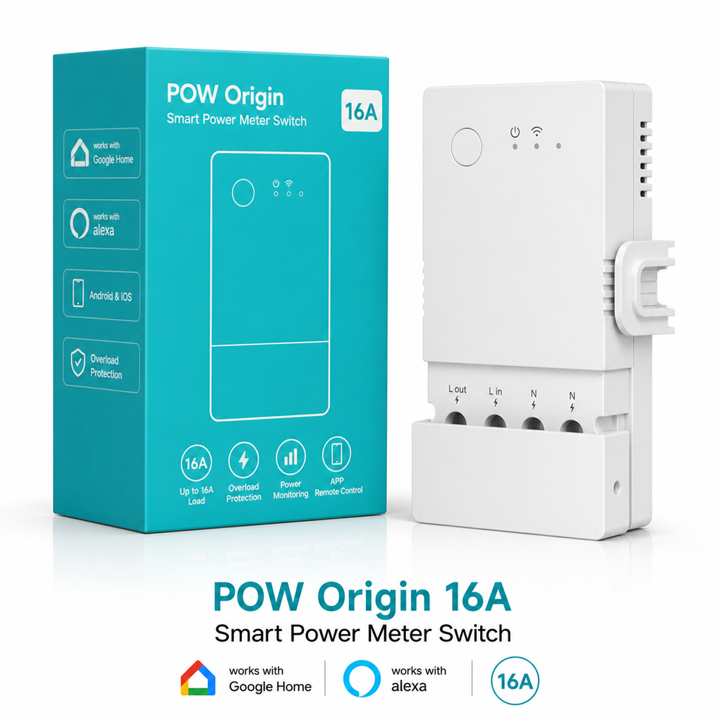 NéoMeter Switch Pro POW Origin 16A packaging and module image
