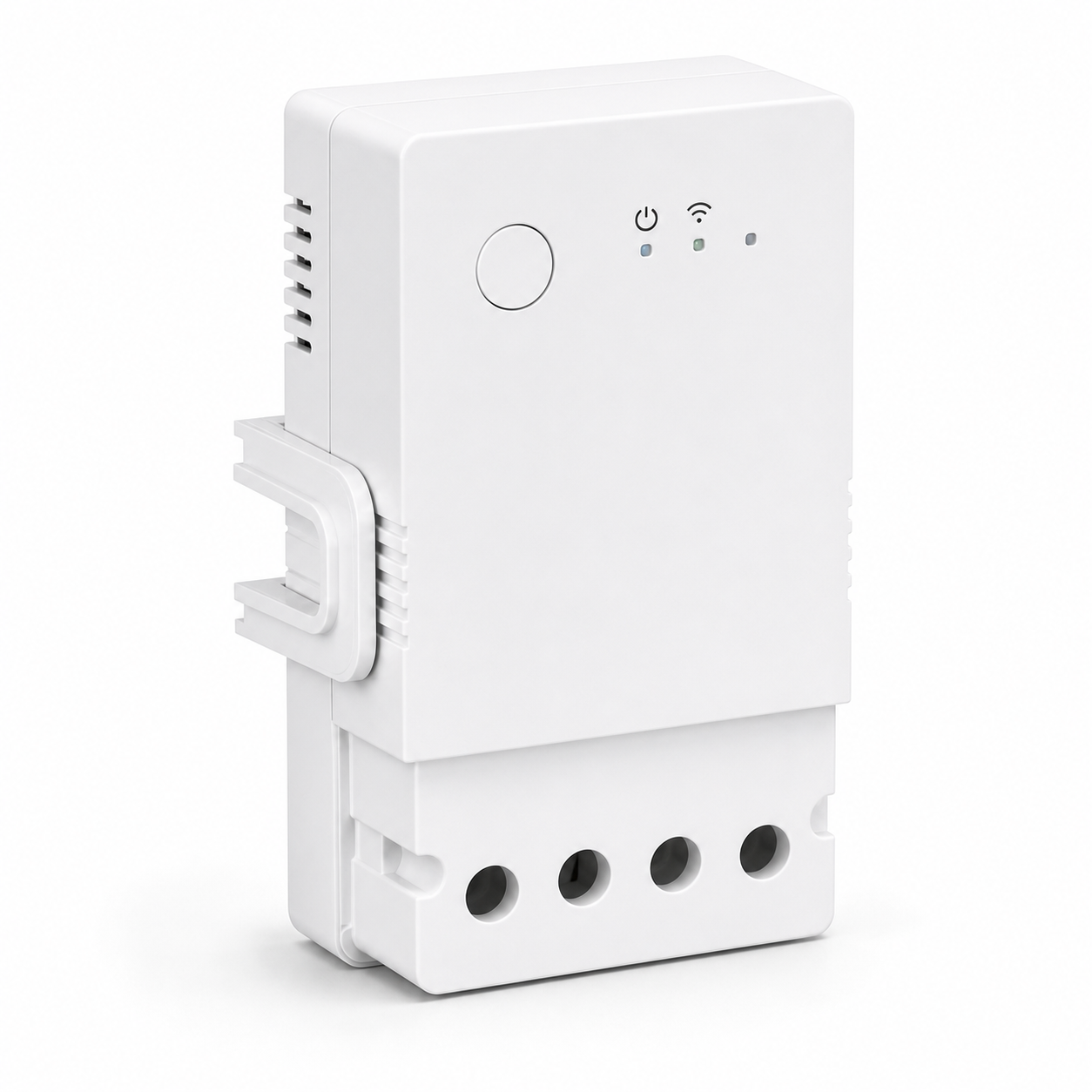 NéoMeter Switch Pro 16A Wi-Fi energy meter switch, white studio product view