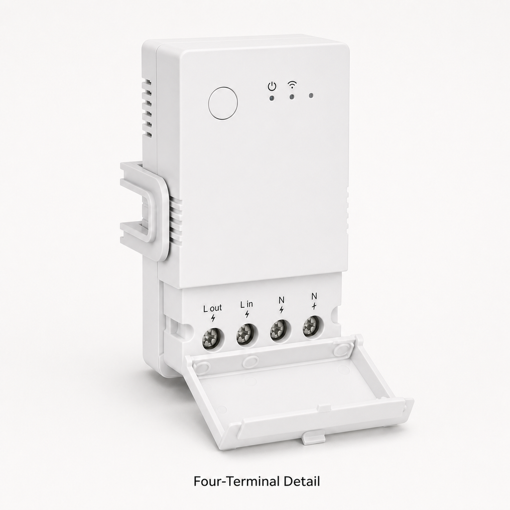 NéoMeter Switch Pro four terminal detail studio product image