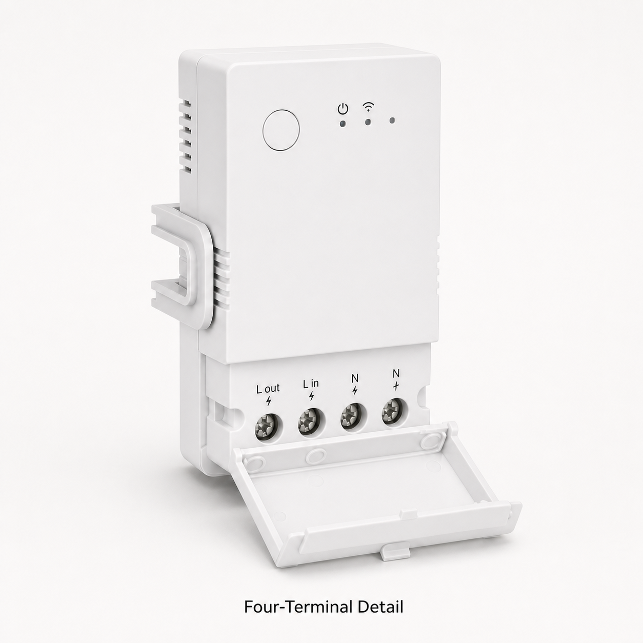 NéoMeter Switch Pro four terminal detail studio product image