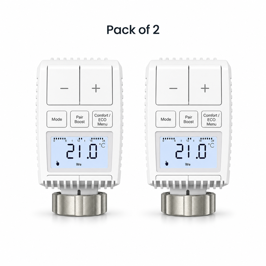 Pack of 2 NéoMini Comfort 2 compact thermostatic radiator valves
