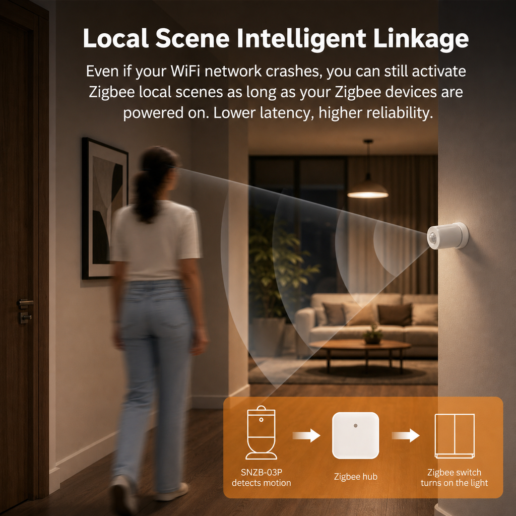 NéoMotion Light Pro local Zigbee scene linkage motion detection