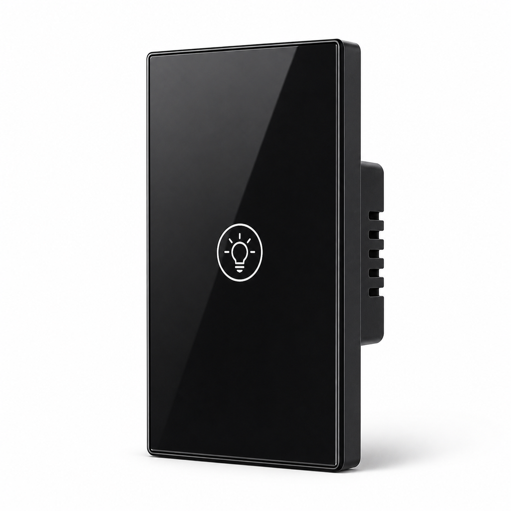 NéoMulti Dimmer US 1 Gang Black clean product view