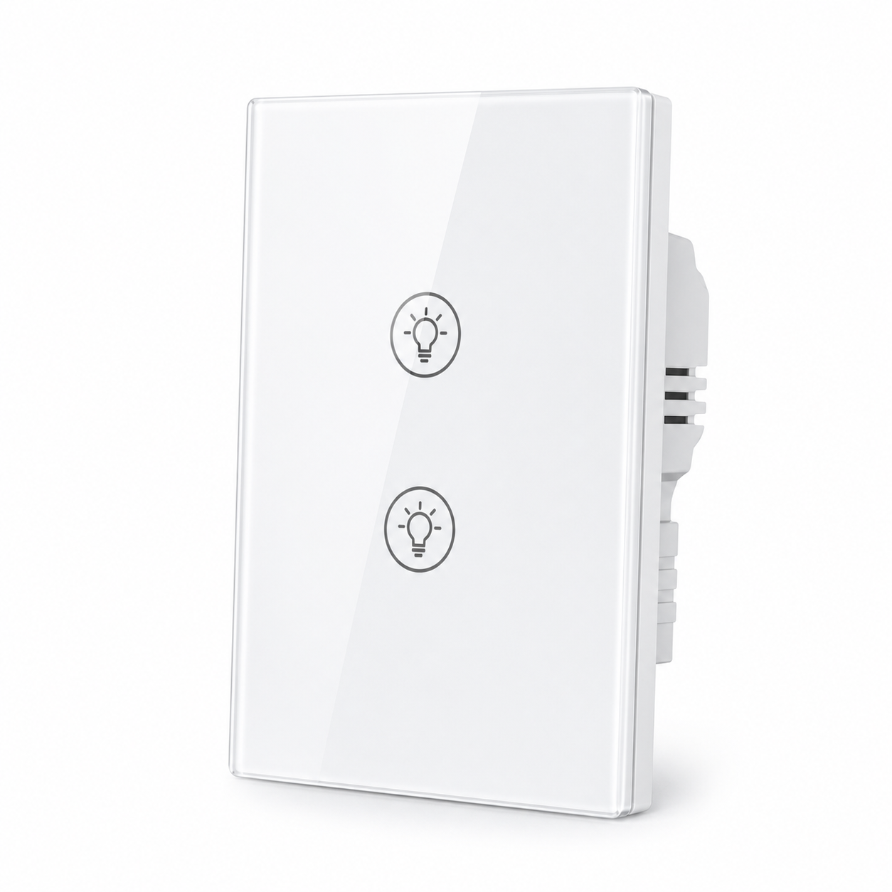 NéoMulti Dimmer US 2 Gang White clean product view