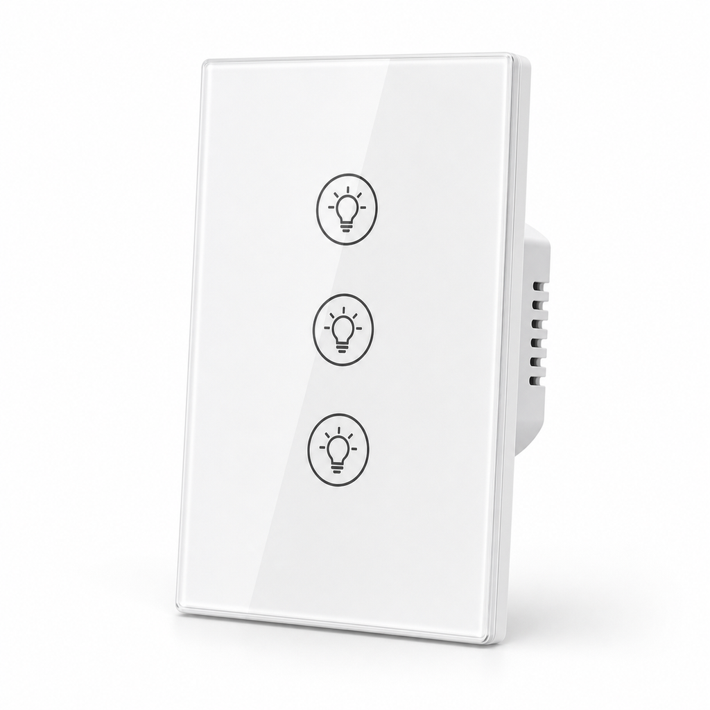 NéoMulti Dimmer US 3 Gang White clean product view