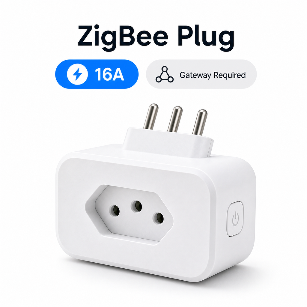 ZigBee 16A variant of Brazil Type N smart plug