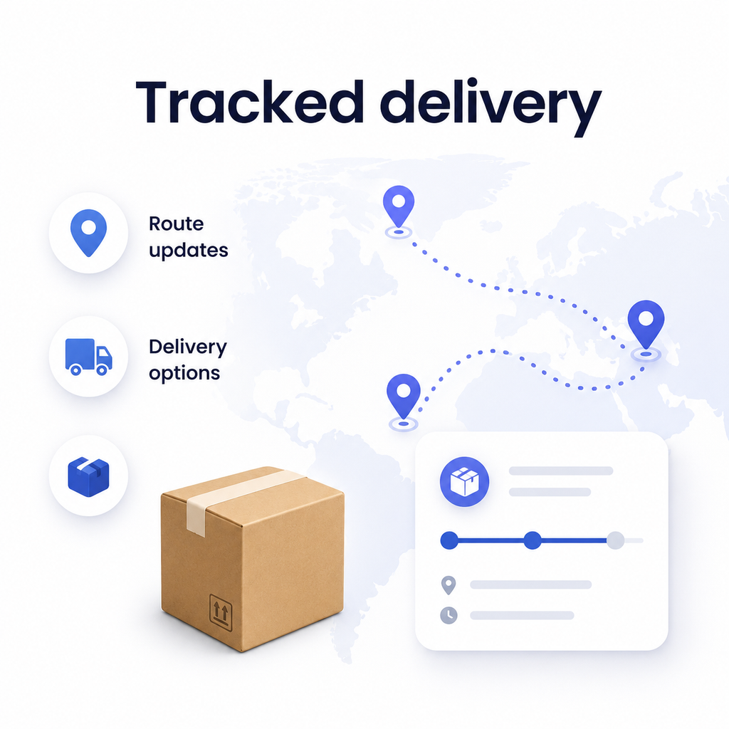 Tracked delivery region card for smart plug product page
