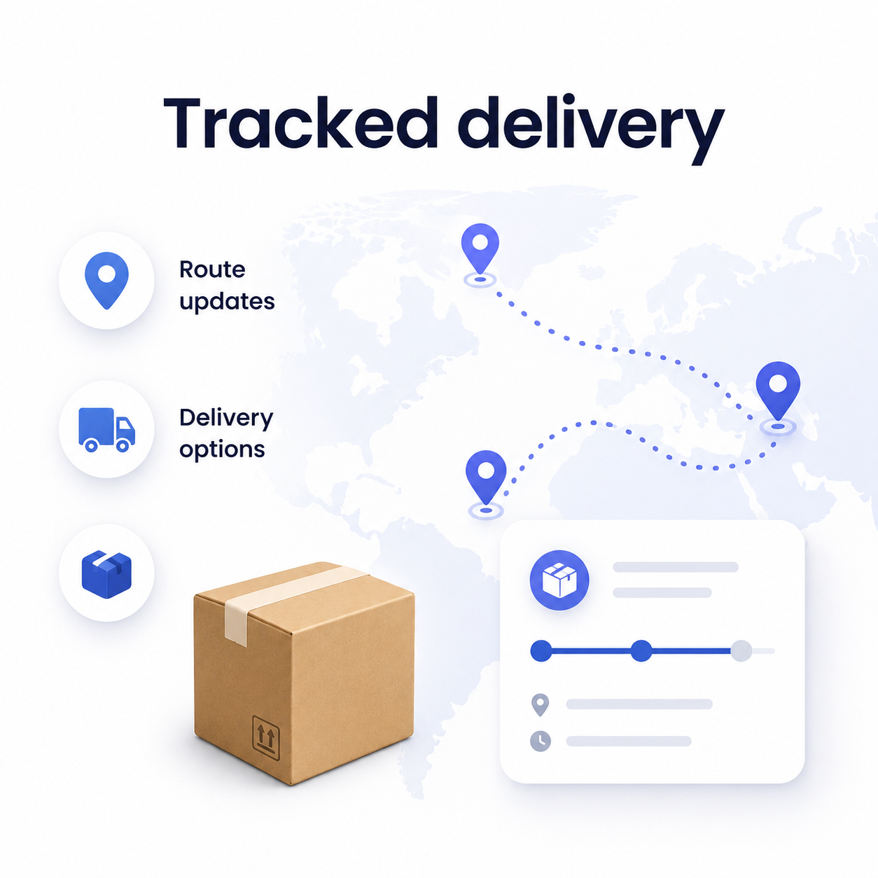 Tracked delivery region card for smart plug product page