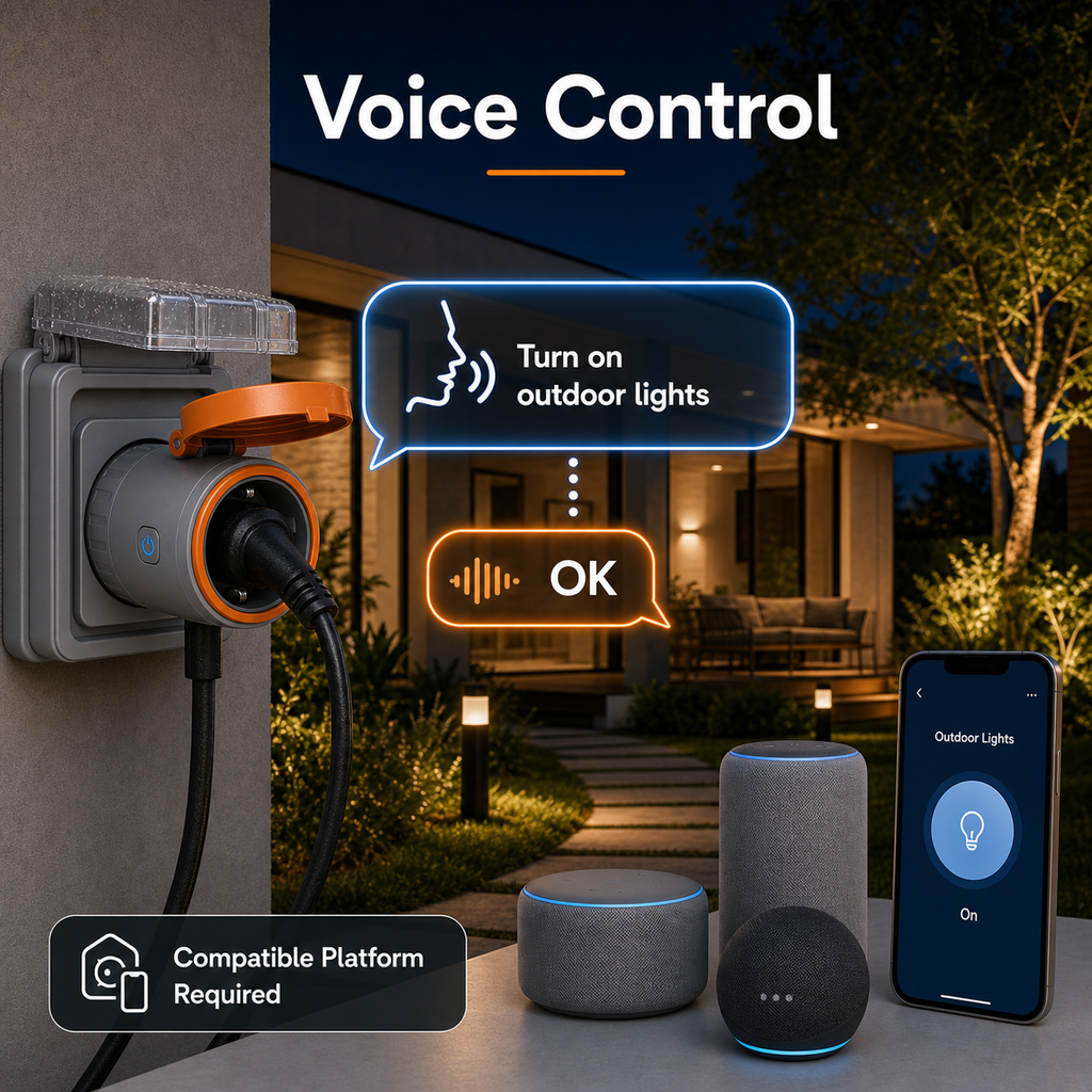 NéoPlug Outdoor Matter Pro generic voice control